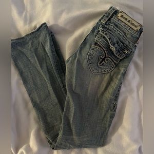 Rock revival Jen boot blue jeans